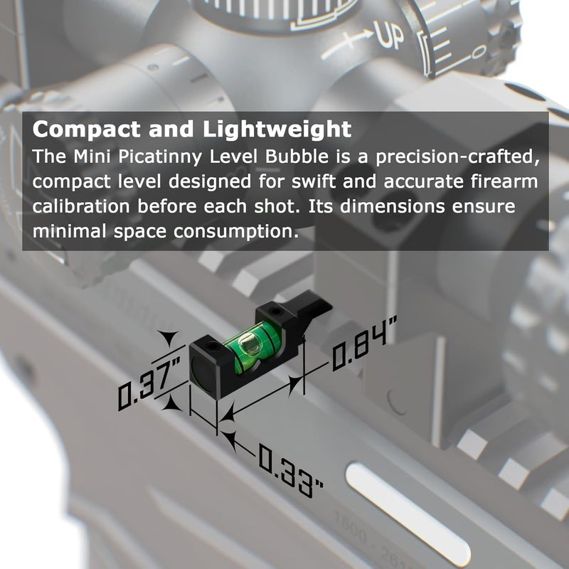 TOPTACTICAL Compact Picatinny Anti-Cant Level Bubble - Image 4